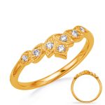 Yellow Gold Diamond Band