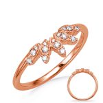 Rose Gold Diamond Band