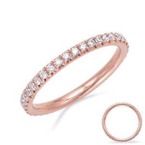 Rose Gold Diamond Eternity Band