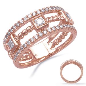 Rose Gold Diamond Ring
