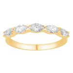Yellow Gold Marquise Diamond Ring