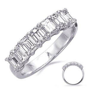 Emerad Cut Diamond Band