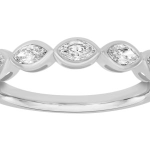 White Gold Marquise Diamond Ring
