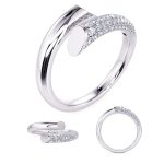 White Gold Diamond Fashion Ring