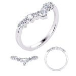 White Gold Diamond Fashion Ring