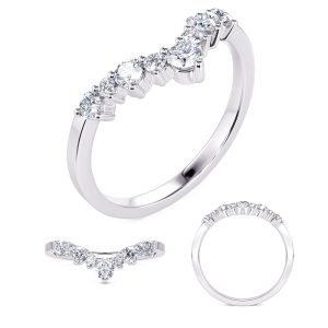 White Gold Diamond Fashion Ring