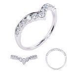 White Gold Diamond Fashion Ring