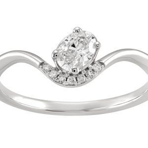 White Gold Diamond Ring