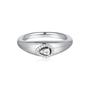 White Gold Diamond Ring