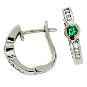 Emerald & Diamond Earring