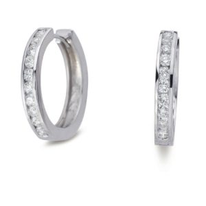 Diamond Hoop Earring