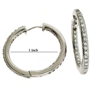 Inner Set Loop Earring