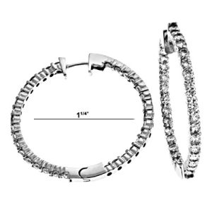 Diamond Hoop Earring