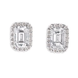 White Gold Diamond Earring