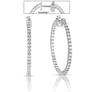 1.5 Inch Securehinge Hoop Earring