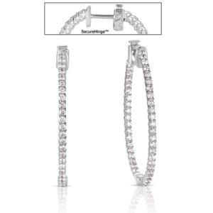 1.50  Securehinge Hoop Earring