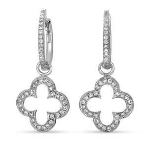 White Gold Diamond Earring