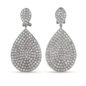 White Gold Diamond Earring