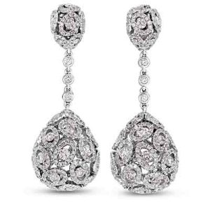 White Gold Diamond Earring