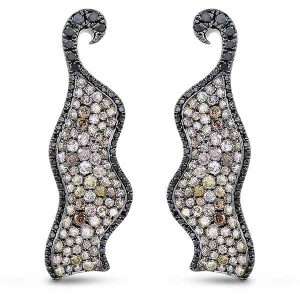 White Gold Fashion Earring