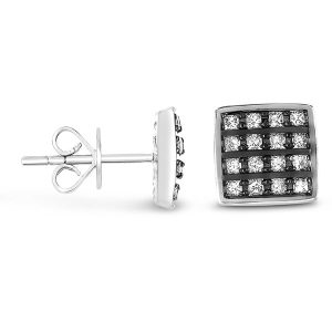 White Gold Diamond Earring