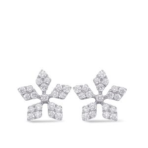 White Gold Diamond Earring