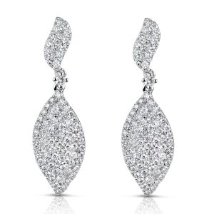 White Gold Diamond Earring