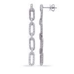 White Gold Diamond Earring