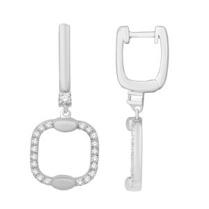 White Gold Diamond Earring