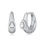 White Gold & Diamond Earring