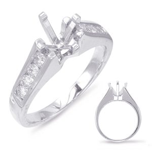 White Gold Engagement Ring