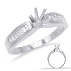 White Gold Engagement Ring