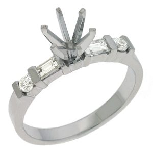 White Gold Engagement Ring