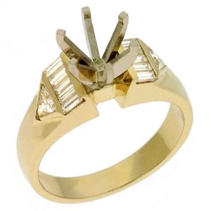 Yellow Gold Engagement Ring