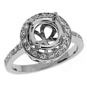 White Gold Engagement Ring