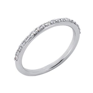 Palladium Diamond Band