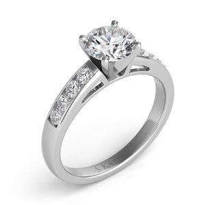 Palladium Engagement Ring