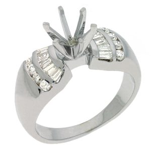 White Gold Engagement Ring