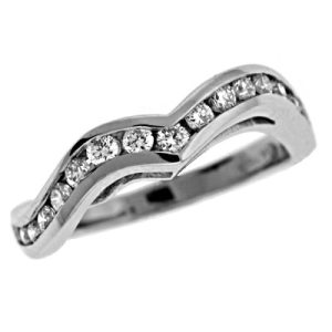 White Gold Matching Band