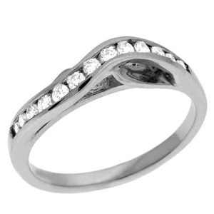 White Gold Matching Band