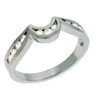 White Gold Matching Band