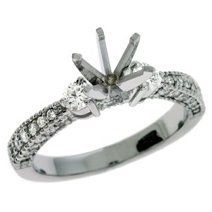 White Gold Engagement Ring