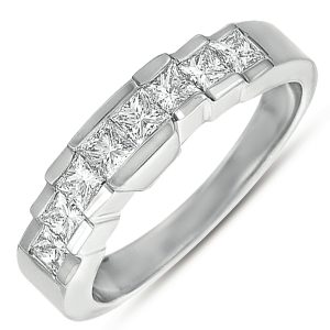 White Gold Matching Band