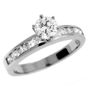 White Gold Engagement Ring