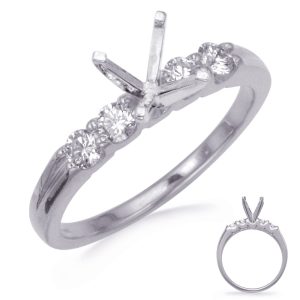 White Gold Engagement Ring
