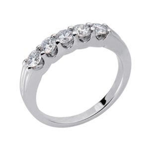Diamond Band Five Stone