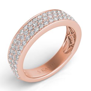 Rose Gold Diamond Band