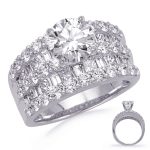 White Gold Diamond Engagement Ring