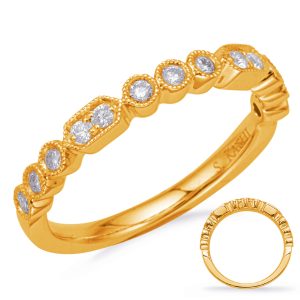 Yellow Gold Diamond Fashion Ring