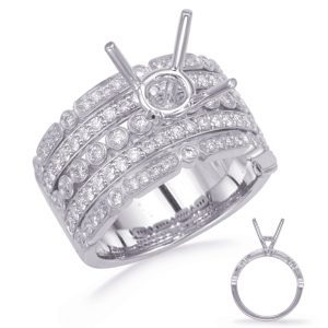 White Gold Engagement Ring
